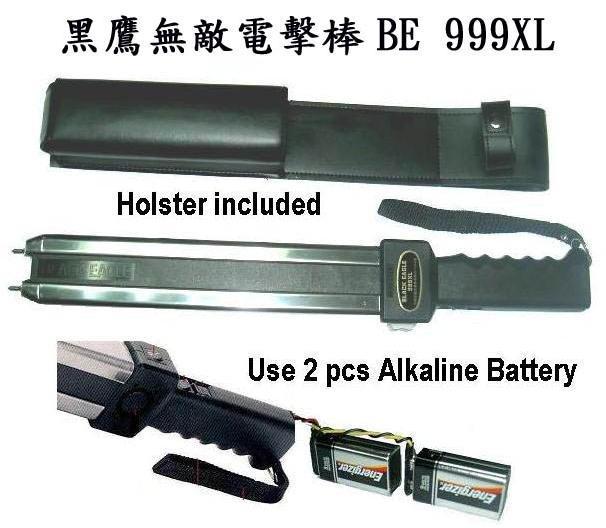 臺灣歐仕達無敵黑鷹四用(扁金鋼)BE999XL電擊器