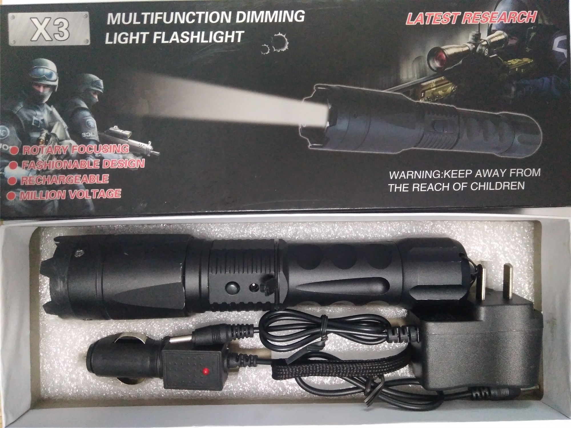 黑鷹X3型防身電擊